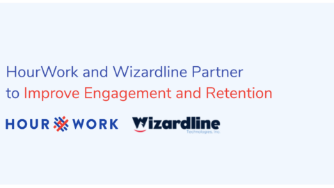 "HourWork and Wizardline Partner to Improve Engagement and Retention" with logos